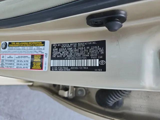 2010 Toyota Camry LE