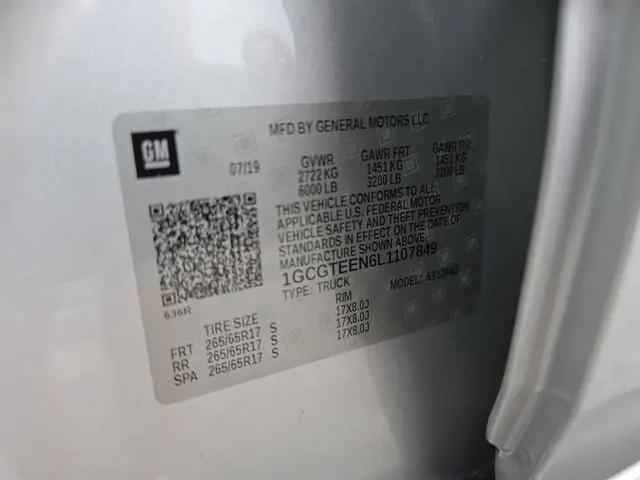 2020 Chevrolet Colorado 4WD Crew Cab Short Box ZR2