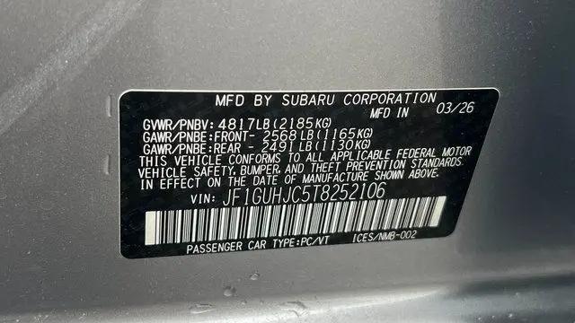 2026 Subaru Impreza RS