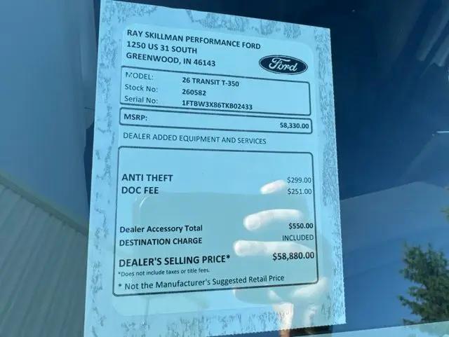 2026 Ford Transit Cargo Van T-350