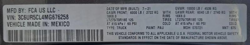 2021 Jeep Ram 2500 Tradesman Crew Cab 4x4 6'4" Box