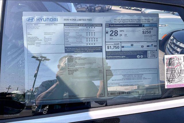 New 2026 Hyundai Kona Limited For Sale in Olive Branch, MS
