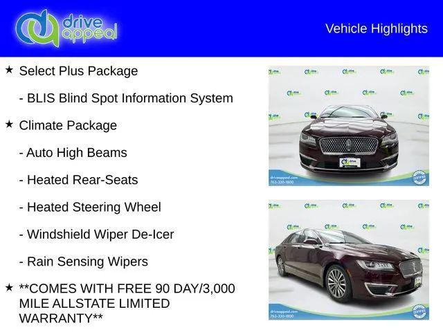 2017 Lincoln MKZ Select