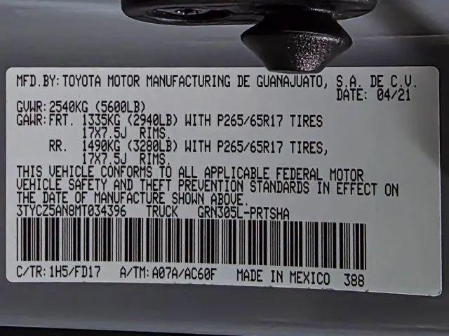 2021 Toyota Tacoma TRD Sport