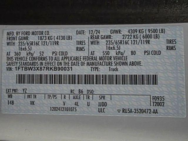 2024 Ford Transit Cargo Van Extended Length