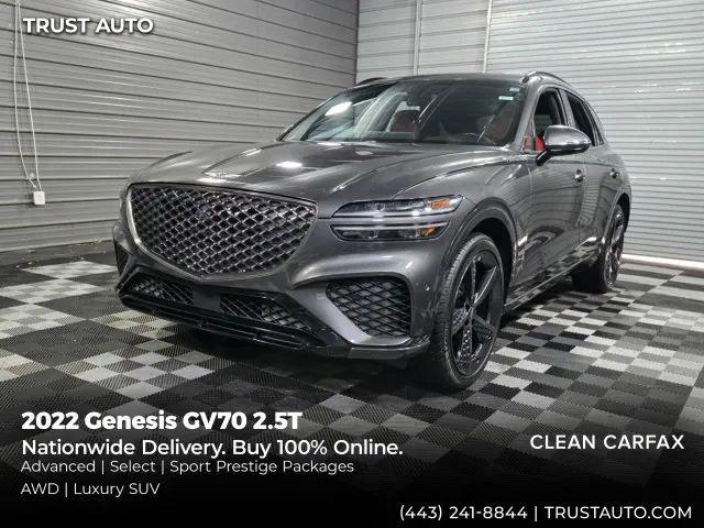 2022 Genesis GV70 2.5T AWD for sale in Sykesville, MD