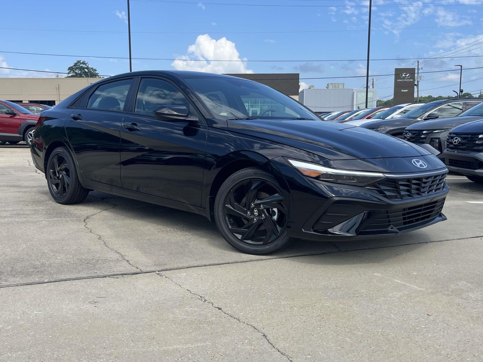 Abyss Black 2026 Hyundai Elantra Sedan Front-Wheel Drive Automatic