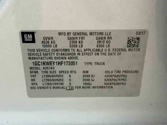 2017 Chevrolet Silverado 2500HD LTZ