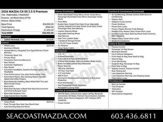 2026 Mazda CX-50 2.5 S Premium