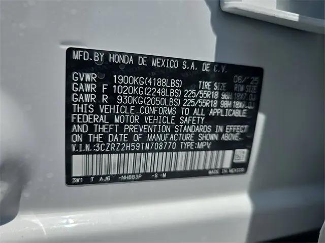 2026 Honda HR-V AWD Sport