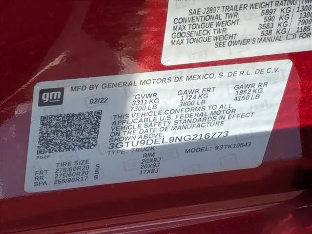 2022 GMC Sierra 1500 Limited 4WD Crew Cab Short Box SLT