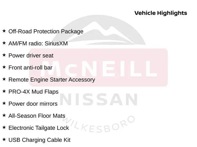 2024 Nissan Frontier Crew Cab PRO-4X 4x4