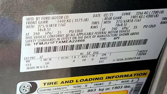 2021 Ford Expedition XL