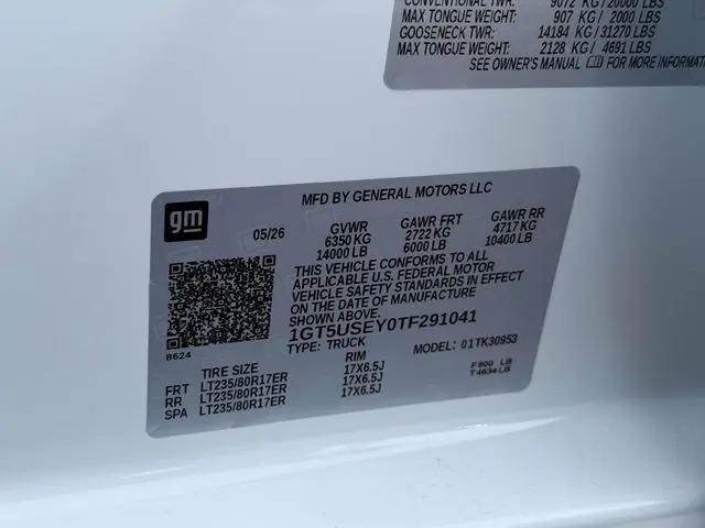 2026 GMC Sierra 3500HD Double Cab, Long Bed, Pro Dual Rear Wheel, 4WD