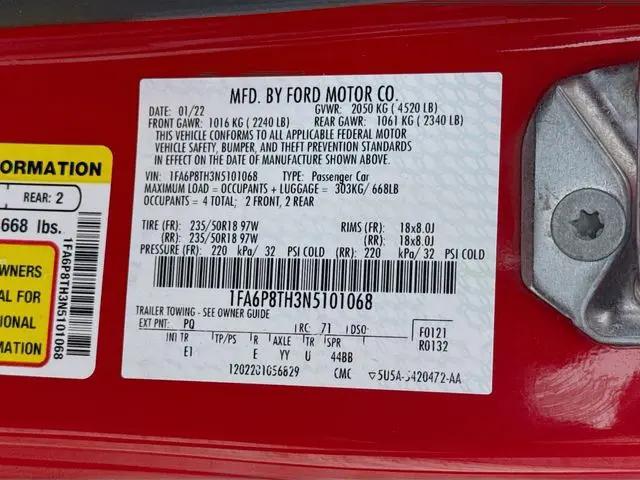 2022 Ford Mustang EcoBoost Premium Fastback