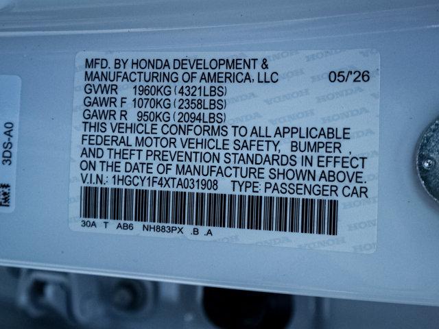 2026 Honda Accord Sedan SE