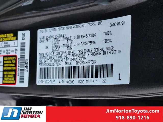 2020 Toyota Tacoma SR5