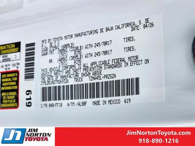2026 Toyota Tacoma SR5