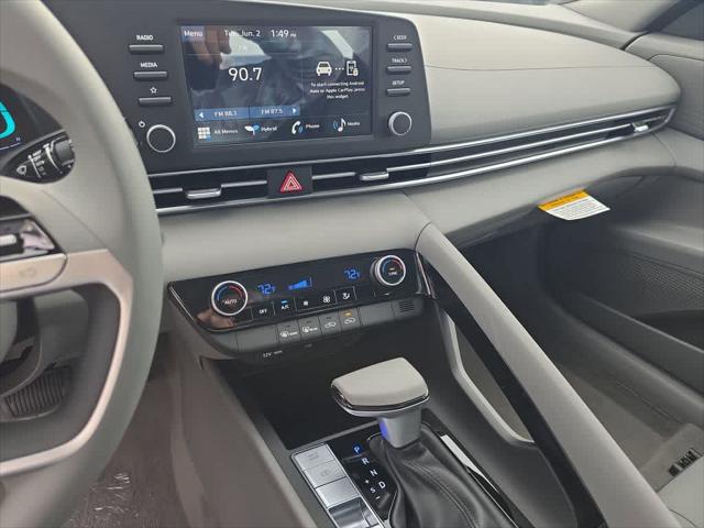 2026 Hyundai Elantra Hybrid Blue