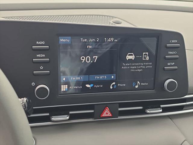 2026 Hyundai Elantra Hybrid Blue