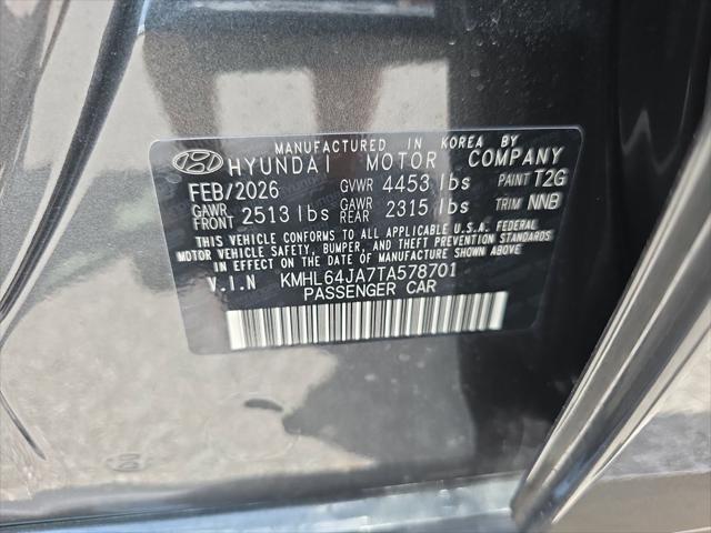 2026 Hyundai Sonata SEL Sport