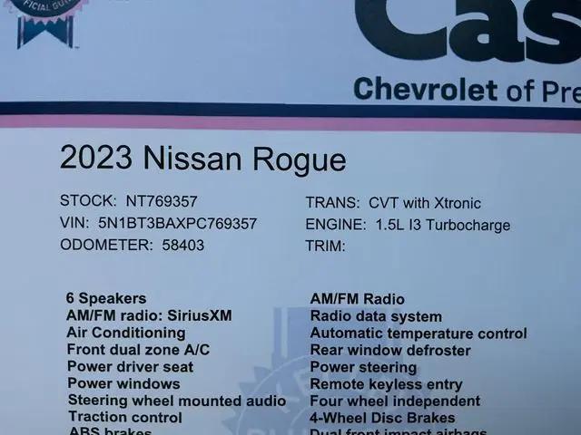 2023 Nissan Rogue SV FWD