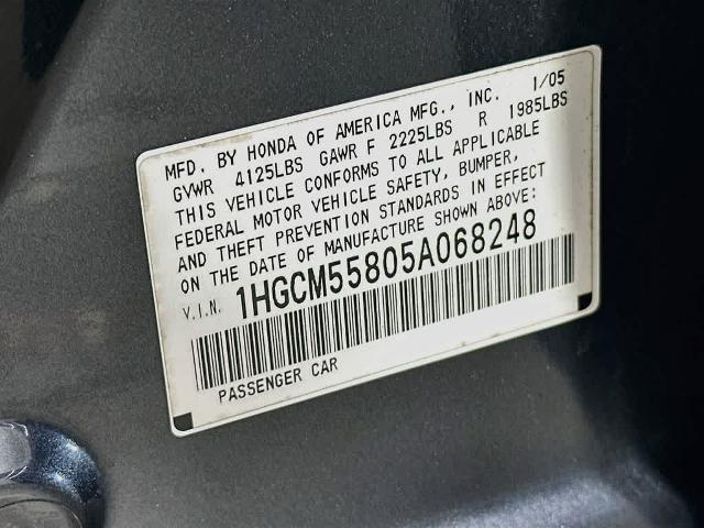 2005 Honda Accord 2.4 EX