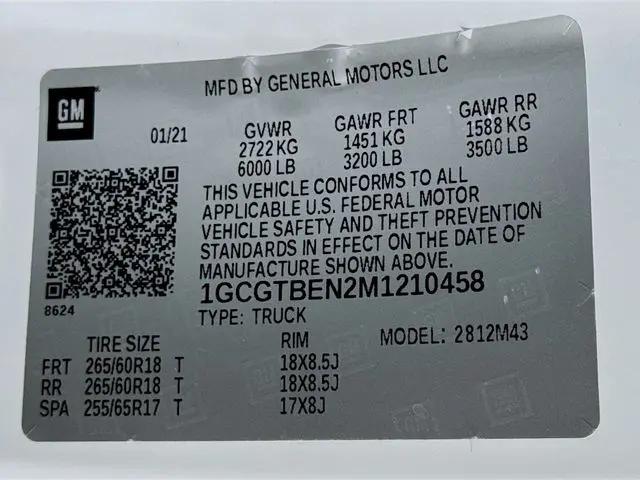 2021 Chevrolet Colorado 4WD Crew Cab Short Box WT