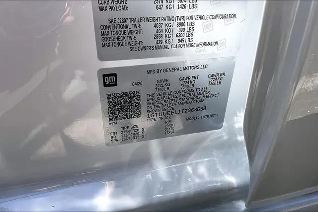 2026 GMC Sierra 1500 Crew Cab, Standard Bed, AT4, 4WD