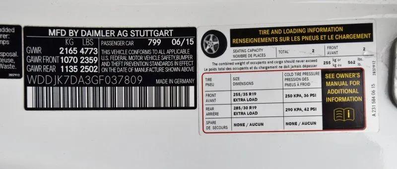2016 Mercedes-Benz SL SL 550 SL 550