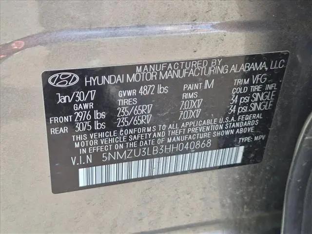 2017 Hyundai Santa Fe Sport 2.4L