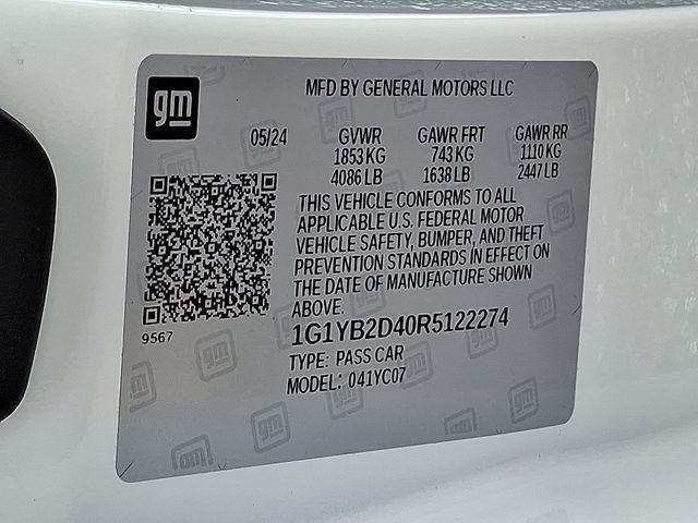 2024 Chevrolet Corvette 2LT