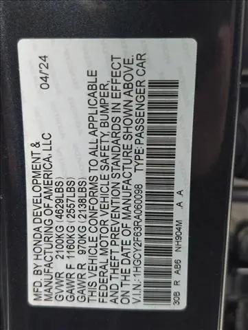 2024 Honda Accord Hybrid EX-L