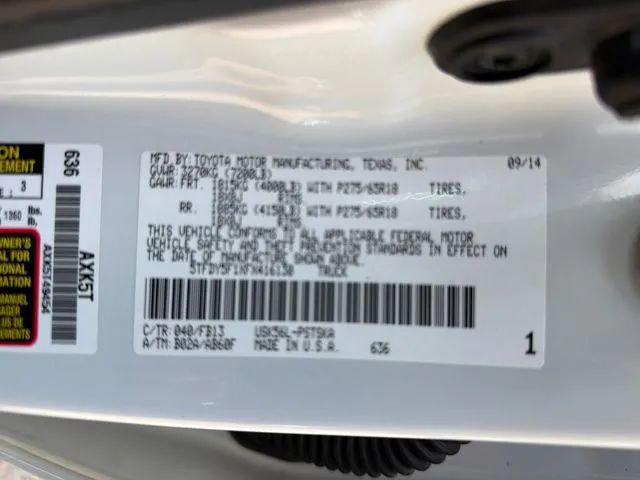 2015 Toyota Tundra SR5 5.7L V8