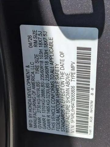 2026 Honda Odyssey EX-L