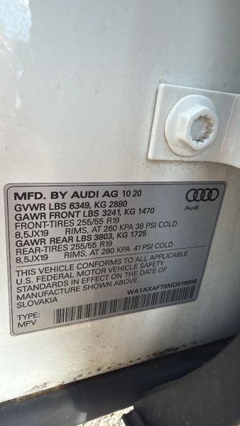 2021 Audi Q7 Premium 55 TFSI quattro Tiptronic