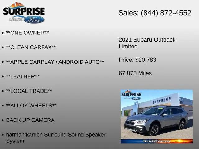 2021 Subaru Outback Limited
