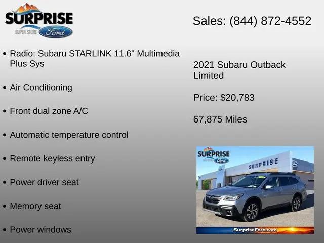 2021 Subaru Outback Limited