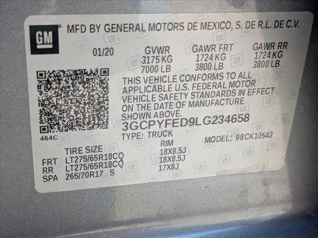2020 Chevrolet Silverado 1500 4WD Crew Cab Short Bed LT Trail Boss