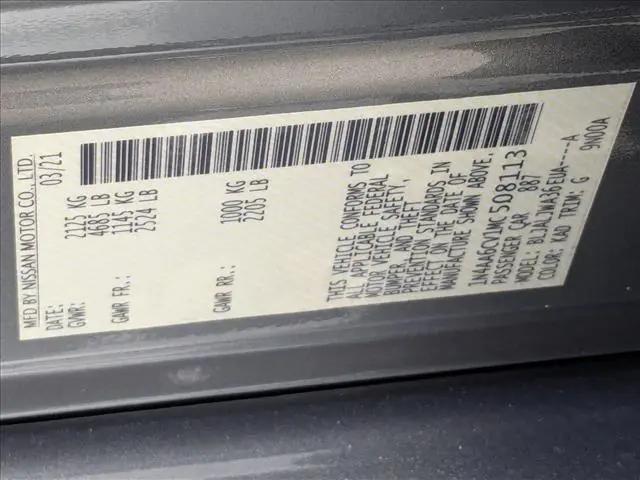 2021 Nissan Maxima SV Xtronic CVT