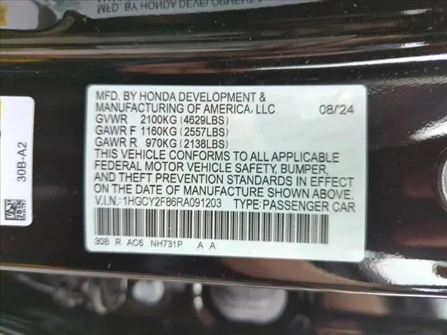 2024 Honda Accord Hybrid Touring