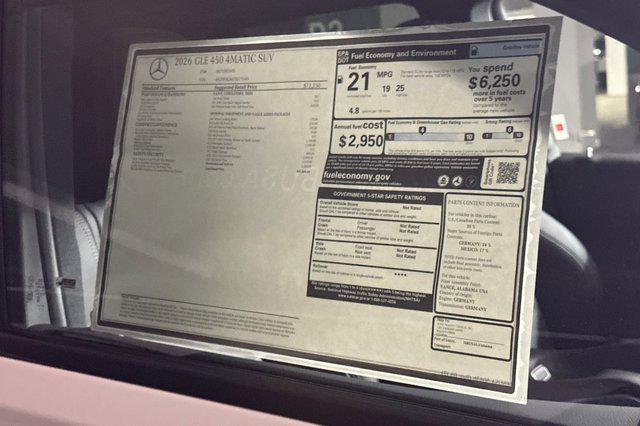 2026 Mercedes-Benz GLE GLE 450 4MATIC