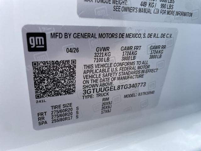2026 GMC Sierra 1500 Crew Cab, Short Bed, Denali, 4WD
