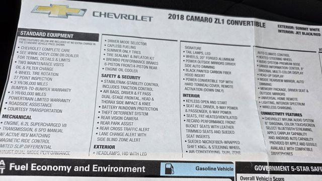 2018 Chevrolet Camaro ZL1