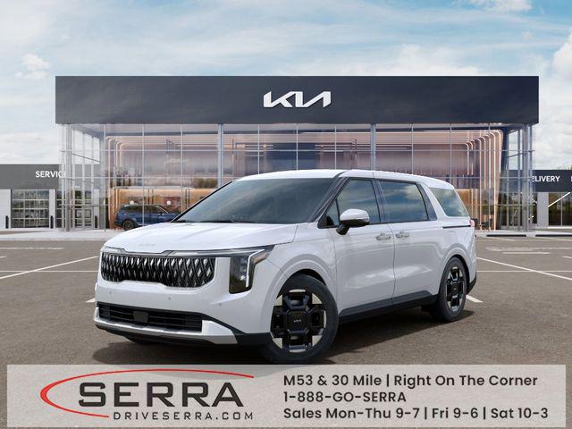 Snow White Pearl 2026 Kia Carnival EX FWD Minivan Front-Wheel Drive 8-Speed Automatic