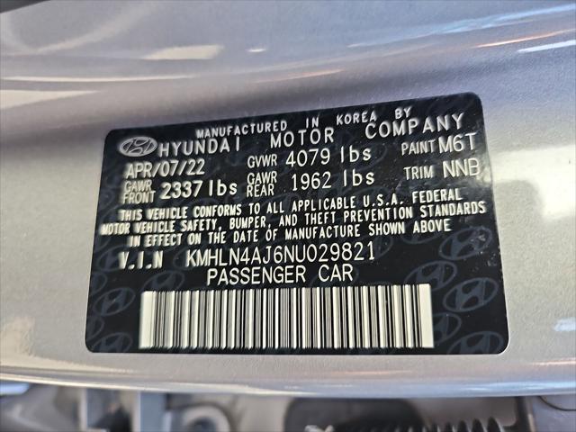 2022 Hyundai Elantra Hybrid Limited