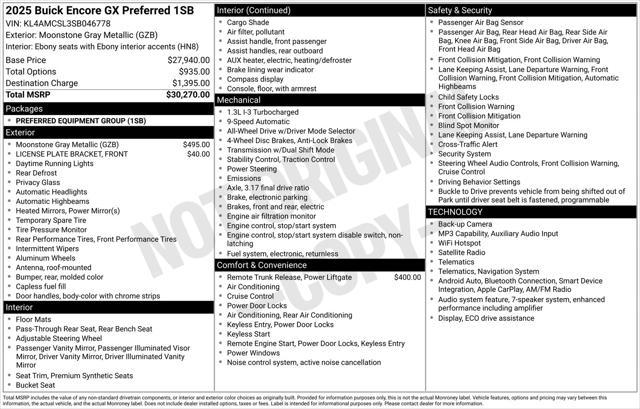2025 Buick Encore GX Preferred AWD