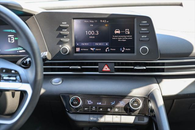 2026 Hyundai Elantra Hybrid Blue