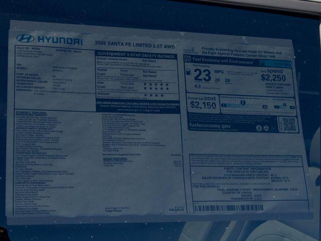 2026 Hyundai Santa Fe Limited