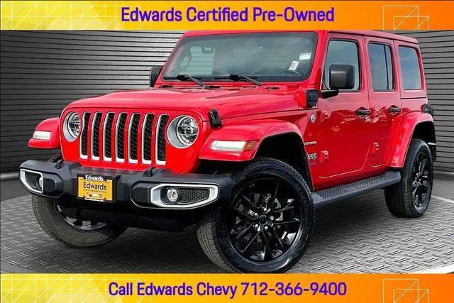 2021 Jeep Wrangler 4xe Unlimited Sahara 4x4 for sale in Council Bluffs, IA